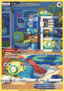 Dunsparce - Crown Zenith (Holo Rare) [CRZ-GG23] - JotaCards - Tu Tienda de TCG