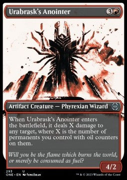 Urabrask's Anointer (V.1) - Phyrexia: All Will Be One: Extras (Uncommon) [XONE-293] - JotaCards - Tu Tienda de TCG