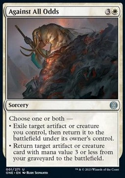 Against All Odds - Phyrexia: All Will Be One (Uncommon) [ONE-1] - JotaCards - Tu Tienda de TCG