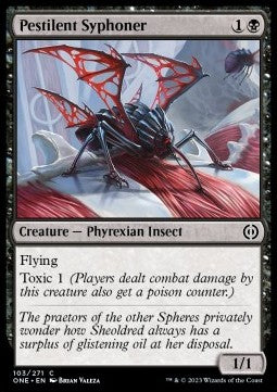 Pestilent Syphoner - Phyrexia: All Will Be One (Common) [ONE-103] - JotaCards - Tu Tienda de TCG
