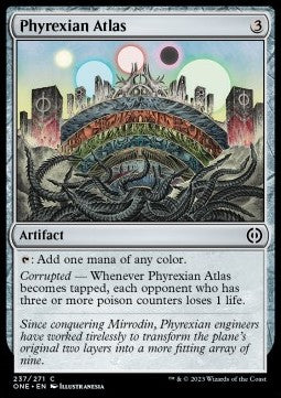 Phyrexian Atlas - Phyrexia: All Will Be One (Common) [ONE-237] - JotaCards - Tu Tienda de TCG