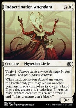 Indoctrination Attendant - Phyrexia: All Will Be One (Common) [ONE-16] - JotaCards - Tu Tienda de TCG