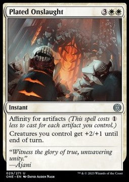 Plated Onslaught - Phyrexia: All Will Be One (Uncommon) [ONE-29] - JotaCards - Tu Tienda de TCG