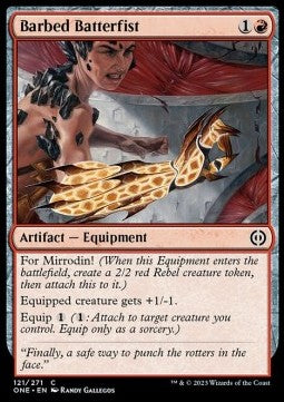 Barbed Batterfist - Phyrexia: All Will Be One (Common) [ONE-121] - JotaCards - Tu Tienda de TCG
