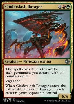 Cinderslash Ravager - Phyrexia: All Will Be One (Uncommon) [ONE-200] - JotaCards - Tu Tienda de TCG