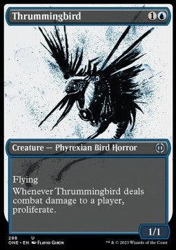 Thrummingbird (V.1) - Phyrexia: All Will Be One: Extras (Uncommon) [XONE-288] - JotaCards - Tu Tienda de TCG