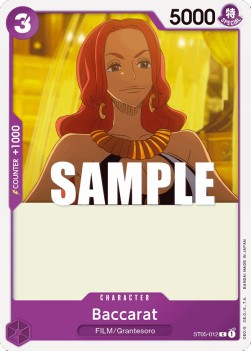 Baccarat (ST05-012) - Starter Deck: ONE PIECE FILM edition (Common) [ST-05-012] - JotaCards - Tu Tienda de TCG