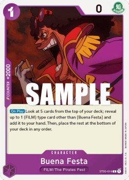 Buena Festa (ST05-014) - Starter Deck: ONE PIECE FILM edition (Common) [ST-05-014] - JotaCards - Tu Tienda de TCG