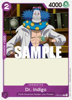 Dr. Indigo (ST05-015) - Starter Deck: ONE PIECE FILM edition (Common) [ST-05-015] - JotaCards - Tu Tienda de TCG
