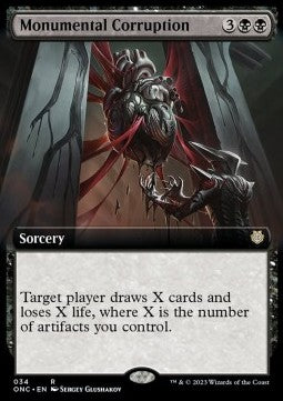 Monumental Corruption - Commander: Phyrexia: All Will Be One: Extras (Rare) [XONC-34] - JotaCards - Tu Tienda de TCG