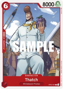 Thatch (OP02-007) - Paramount War (Common) [OP02-007] - JotaCards - Tu Tienda de TCG