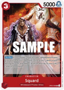 Squard (OP02-009) (V.1) - Paramount War (Uncommon) [OP02-009] - JotaCards - Tu Tienda de TCG