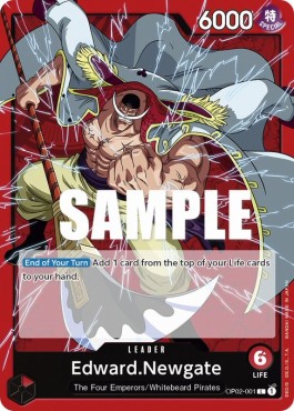 Edward.Newgate (OP02-001) (V.1) - Paramount War (Leader) [OP02-001] - JotaCards - Tu Tienda de TCG