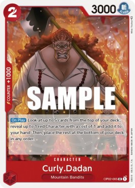Curly.Dadan (OP02-005) - Paramount War (Uncommon) [OP02-005] - JotaCards - Tu Tienda de TCG