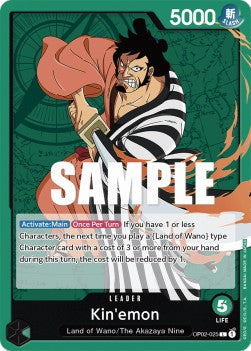 Kin´emon (OP02-025) (V.1) - Paramount War (Leader) [OP02-025] - JotaCards - Tu Tienda de TCG