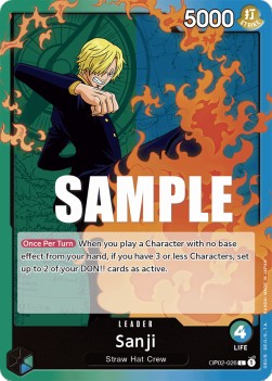Sanji (OP02-026) (V.1) - Paramount War (Leader) [OP02-026] - JotaCards - Tu Tienda de TCG