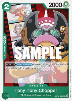 Tony Tony.Chopper (OP02-034) - Paramount War (Uncommon) [OP02-034] - JotaCards - Tu Tienda de TCG