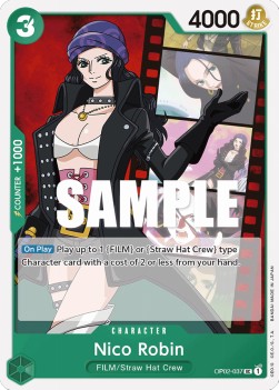 Nico Robin (OP02-037) - Paramount War (Uncommon) [OP02-037] - JotaCards - Tu Tienda de TCG