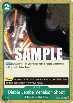 Diable Jambe Venaison Shoot (OP02-046) - Paramount War (Uncommon) [OP02-046] - JotaCards - Tu Tienda de TCG