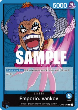 Emporio.Ivankov (OP02-049) (V.1) - Paramount War (Leader) [OP02-049] - JotaCards - Tu Tienda de TCG