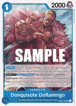 Donquixote Doflamingo (OP02-056) - Paramount War (Uncommon) [OP02-056] - JotaCards - Tu Tienda de TCG