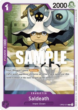 Saldeath (OP02-074) - Paramount War (Common) [OP02-074] - JotaCards - Tu Tienda de TCG