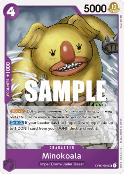 Minokoala (OP02-086) (V.1) - Paramount War (Uncommon) [OP02-086] - JotaCards - Tu Tienda de TCG