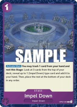 Impel Down (OP02-092) - Paramount War (Common) [OP02-092] - JotaCards - Tu Tienda de TCG