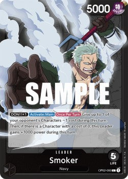 Smoker (OP02-093) (V.1) - Paramount War (Leader) [OP02-093] - JotaCards - Tu Tienda de TCG