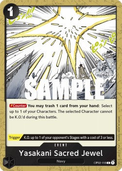 Yasakani Sacred Jewel (OP02-118) - Paramount War (Common) [OP02-118] - JotaCards - Tu Tienda de TCG