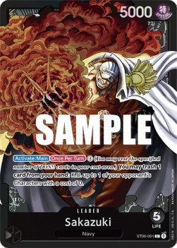 Sakazuki (ST06-001) - Starter Deck: Absolute Justice (Leader) [ST-06-001] - JotaCards - Tu Tienda de TCG