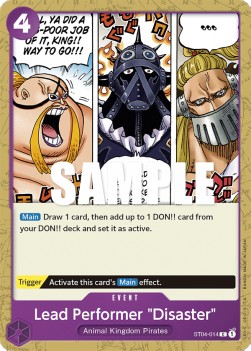 Lead Performer "Disaster" (ST04-014) - Reprints (Common) [R-ST04-014] - JotaCards - Tu Tienda de TCG