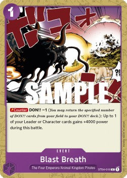 Blast Breath (ST04-016) - Reprints (Common) [R-ST04-016] - JotaCards - Tu Tienda de TCG