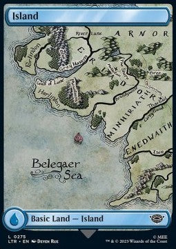 Island (V.4) - The Lord of the Rings: Tales of Middle-earth (Land) [LTR-275] - JotaCards - Tu Tienda de TCG