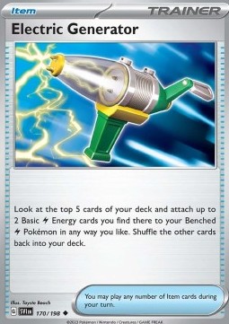 Electric Generator - Scarlet & Violet (Uncommon) [SVI-170] - JotaCards - Tu Tienda de TCG