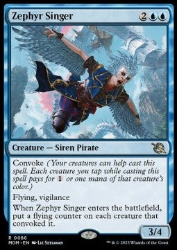 Zephyr Singer - March of the Machine (Rare) [MOM-86] - JotaCards - Tu Tienda de TCG