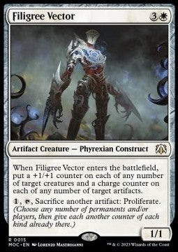 Filigree Vector - Commander: March of the Machine (Rare) [MOC-15] - JotaCards - Tu Tienda de TCG