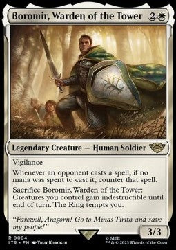 Boromir, Warden of the Tower - The Lord of the Rings: Tales of Middle-earth (Rare) [LTR-4] - JotaCards - Tu Tienda de TCG