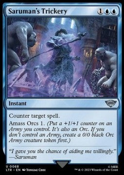 Saruman's Trickery - The Lord of the Rings: Tales of Middle-earth (Uncommon) [LTR-68] - JotaCards - Tu Tienda de TCG