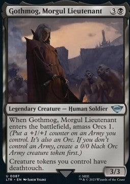 Gothmog, Morgul Lieutenant - The Lord of the Rings: Tales of Middle-earth (Uncommon) [LTR-87] - JotaCards - Tu Tienda de TCG