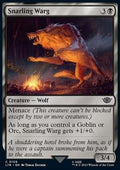 Snarling Warg - The Lord of the Rings: Tales of Middle-earth (Common) [LTR-109] - JotaCards - Tu Tienda de TCG
