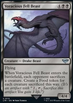 Voracious Fell Beast - The Lord of the Rings: Tales of Middle-earth (Uncommon) [LTR-113] - JotaCards - Tu Tienda de TCG