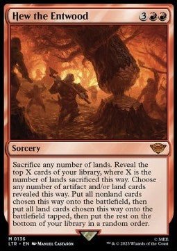 Hew the Entwood - The Lord of the Rings: Tales of Middle-earth (Mythic) [LTR-136] - JotaCards - Tu Tienda de TCG