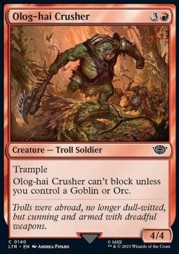 Olog-hai Crusher - The Lord of the Rings: Tales of Middle-earth (Common) [LTR-140] - JotaCards - Tu Tienda de TCG