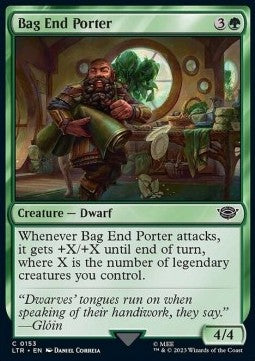 Bag End Porter - The Lord of the Rings: Tales of Middle-earth (Common) [LTR-153] - JotaCards - Tu Tienda de TCG
