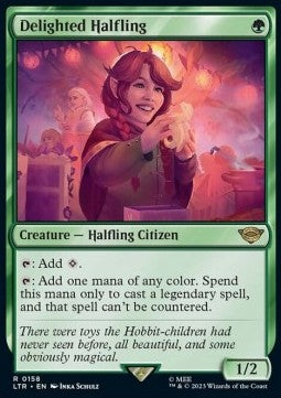 Delighted Halfling - The Lord of the Rings: Tales of Middle-earth (Rare) [LTR-158] - JotaCards - Tu Tienda de TCG