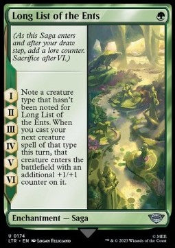 Long List of the Ents - The Lord of the Rings: Tales of Middle-earth (Uncommon) [LTR-174] - JotaCards - Tu Tienda de TCG