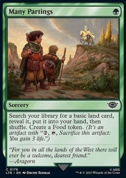 Many Partings - The Lord of the Rings: Tales of Middle-earth (Common) [LTR-176] - JotaCards - Tu Tienda de TCG