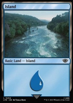 Island (V.1) - The Lord of the Rings: Tales of Middle-earth (Land) [LTR-264] - JotaCards - Tu Tienda de TCG