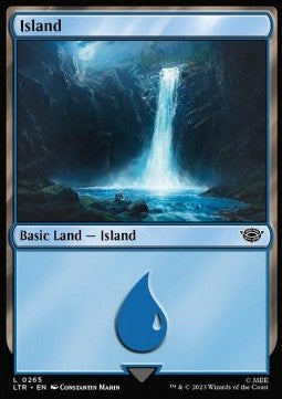 Island (V.2) - The Lord of the Rings: Tales of Middle-earth (Land) [LTR-265] - JotaCards - Tu Tienda de TCG